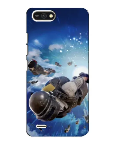 Чохол для TECNO POP 2F з картинкою «Десант PUBG — стрибок»