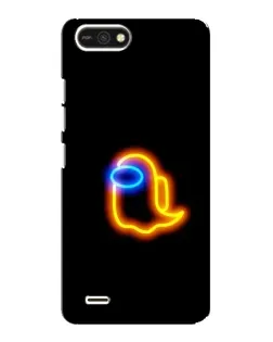 Чохол для TECNO POP 2F з картинкою «Among Us неонове сяйво»