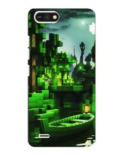 Чохол для TECNO POP 2F з картинкою «Minecraft лісовий пейзаж»