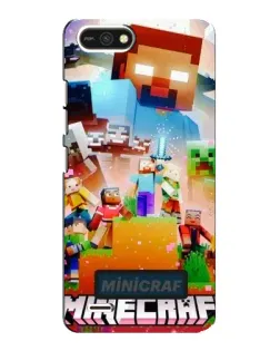 Чохол для TECNO POP 2F з картинкою «Minecraft герої гри»