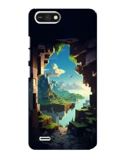 Чехол для TECNO POP 2F с картинкой «Вид из пещеры»