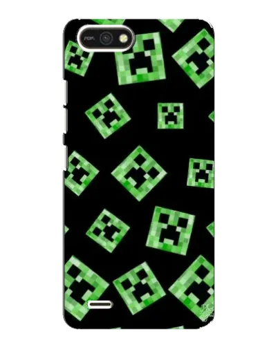 Чехол для TECNO POP 2F с картинкой «Паттерн с криперами» Чехол для TECNO POP 2F с картинкой «Паттерн с криперами»