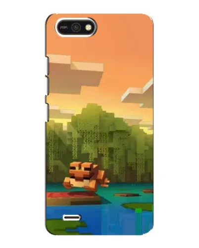 Чехол для TECNO POP 2F с картинкой «Майнкрафт закат солнца» Чехол для TECNO POP 2F с картинкой «Майнкрафт закат солнца»