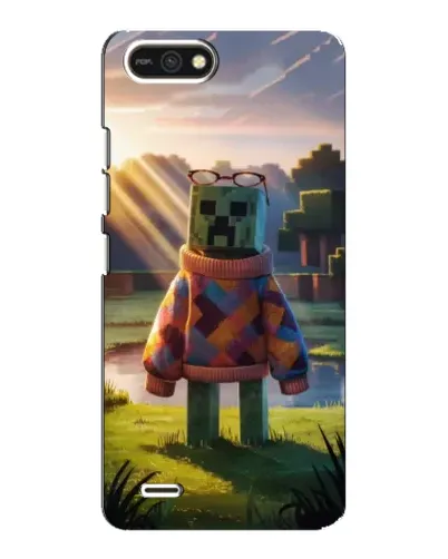 Чехол для TECNO POP 2F с картинкой «Крипер в свитере» Чехол для TECNO POP 2F с картинкой «Крипер в свитере»