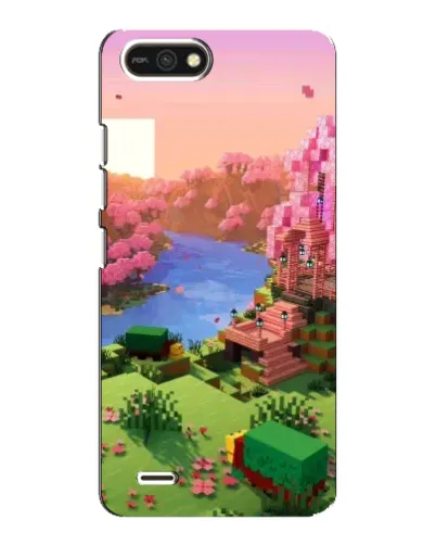 Чехол для TECNO POP 2F с картинкой «Розовое дерево Minecraft» Чехол для TECNO POP 2F с картинкой «Розовое дерево Minecraft»