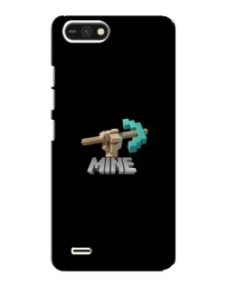 Чехол для TECNO POP 2F с картинкой «Алмазная кирка»