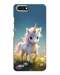 Чехол для TECNO POP 2F с картинкой «Единорог на поляне»