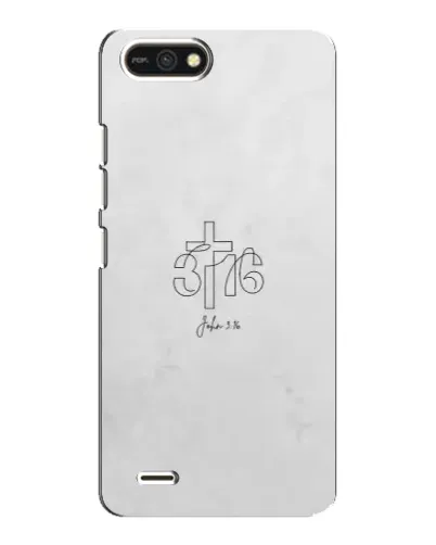 Чохол для TECNO POP 2F з картинкою «Івана 3:16 Хрест»