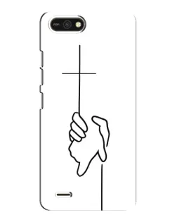 Чохол для TECNO POP 2F з картинкою «Рука тримає» Чохол для TECNO POP 2F з картинкою «Рука тримає»