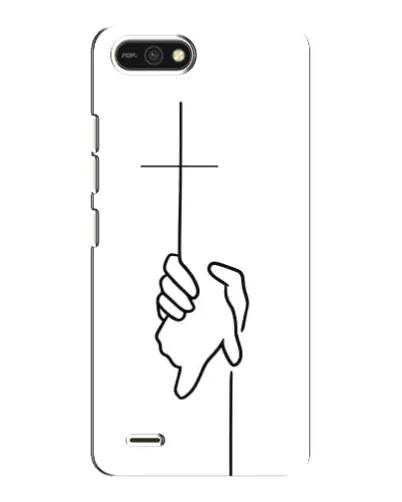 Чохол для TECNO POP 2F з картинкою «Рука тримає»