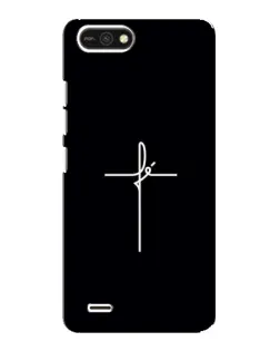 Чехол для TECNO POP 2F с картинкой «Тонкий крест»