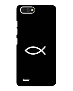 Чехол для TECNO POP 2F с картинкой «Символ рыбы Jesus»