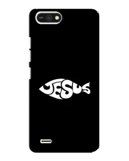 Чехол для TECNO POP 2F с картинкой «Рыба Jesus»