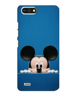 Чехол для TECNO POP 2F с картинкой «Микки выглядывает»