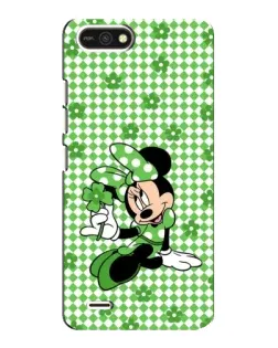 Чехол для TECNO POP 2F с картинкой «Mickey в клетку»