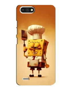 Чохол для TECNO POP 2F з картинкою «Губка Боб кухар»