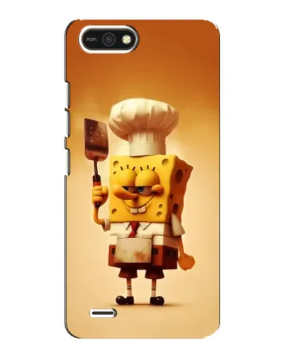 Чохол для TECNO POP 2F з картинкою «Губка Боб кухар»