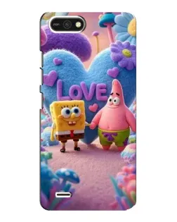 Чохол для TECNO POP 2F з картинкою «Губка Боб Патрік»