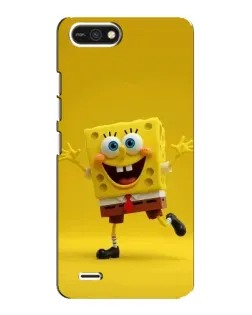 Чохол для TECNO POP 2F з картинкою «Позитивний Губка Боб»
