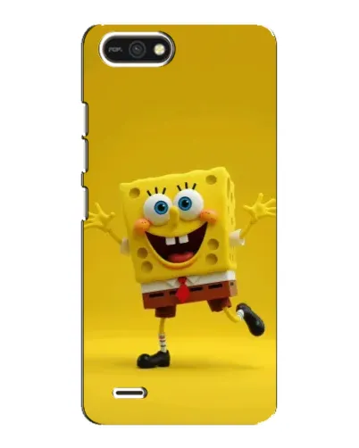 Чохол для TECNO POP 2F з картинкою «Позитивний Губка Боб»