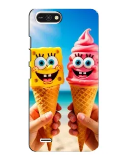 Чохол для TECNO POP 2F з картинкою «Спанч Боб морозиво»