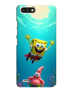 Чехол для TECNO POP 2F с картинкой «Спанч Боб под водой» Чехол для TECNO POP 2F с картинкой «Спанч Боб под водой»