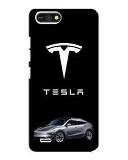 Чохол для TECNO POP 2F з картинкою «Tesla Model Y»