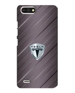 Чохол для TECNO POP 2F з картинкою «Металева текстура Tesla»
