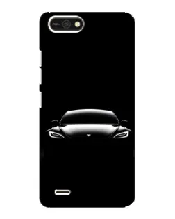 Чохол для TECNO POP 2F з картинкою «Фари Tesla Night»