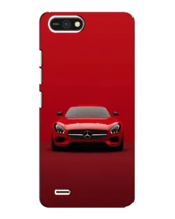 Чохол для TECNO POP 2F з картинкою «Червоний Mercedes AMG»