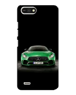 Чохол для TECNO POP 2F з картинкою «Mercedes — неоновий лого»