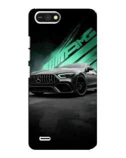 Чохол для TECNO POP 2F з картинкою «Темний Mercedes AMG»