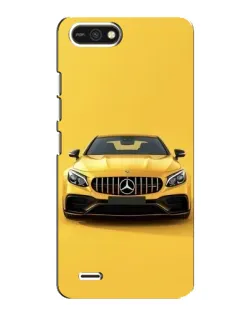 Чохол для TECNO POP 2F з картинкою «Жовтий Mercedes GT»