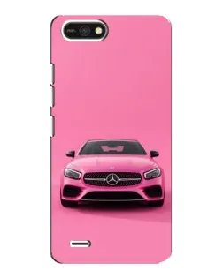 Чехол для TECNO POP 2F с картинкой «Розовый Mercedes AMG»
