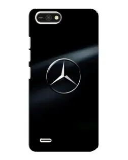 Чехол для TECNO POP 2F с картинкой «Mercedes на металле»