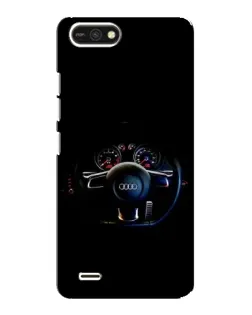 Чохол для TECNO POP 2F з картинкою «Салон Audi — кермо»