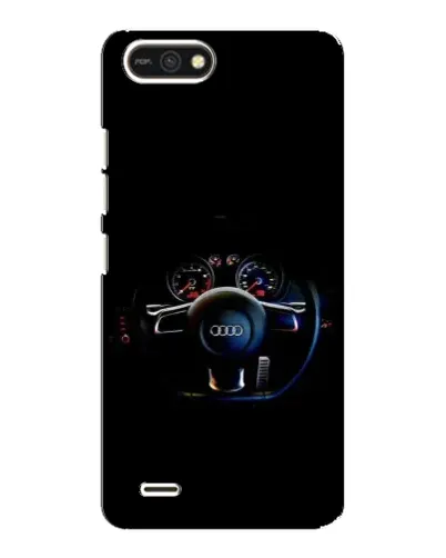 Чехол для TECNO POP 2F с картинкой «Салон Audi — руль»