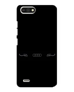 Чехол для TECNO POP 2F с картинкой «Audi — световой подпись»