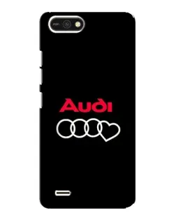 Чехол для TECNO POP 2F с картинкой «Логотип Audi Heart»
