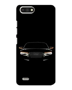 Чехол для TECNO POP 2F с картинкой «Audi — ночной контур»