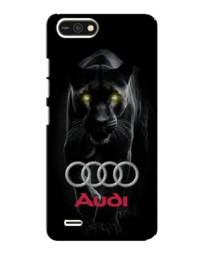 Чехол для TECNO POP 2F с картинкой «Пантера и Audi»