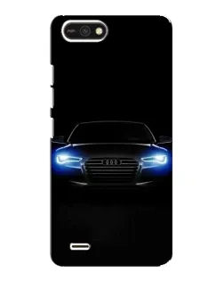 Чехол для TECNO POP 2F с картинкой «Audi в неоне»