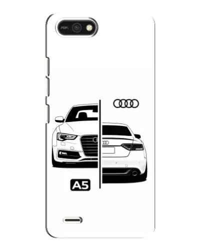 Чехол для TECNO POP 2F с картинкой «Audi — контрастный дизайн»