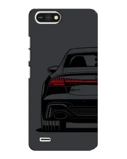 Чехол для TECNO POP 2F с картинкой «Задняя часть Audi — арт»