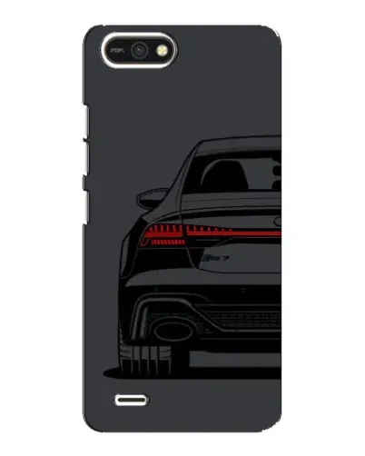 Чехол для TECNO POP 2F с картинкой «Задняя часть Audi — арт»