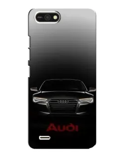 Чехол для TECNO POP 2F с картинкой «Audi — градиентный контур»