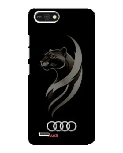 Чехол для TECNO POP 2F с картинкой «Графика — пантера и Audi»