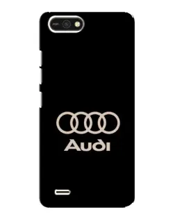 Чехол для TECNO POP 2F с картинкой «Audi — золотой логотип»