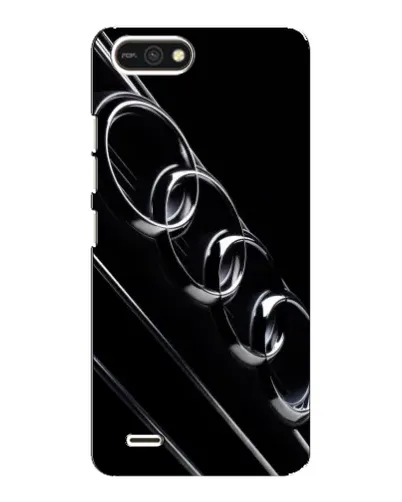 Чехол для TECNO POP 2F с картинкой «Audi — абстрактные кольца»