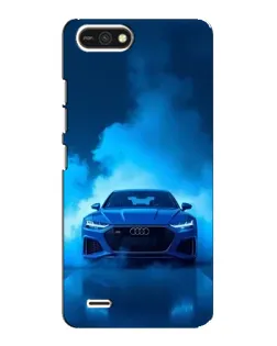 Чехол для TECNO POP 2F с картинкой «Audi — голубая энергия»